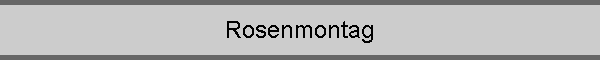 Rosenmontag
